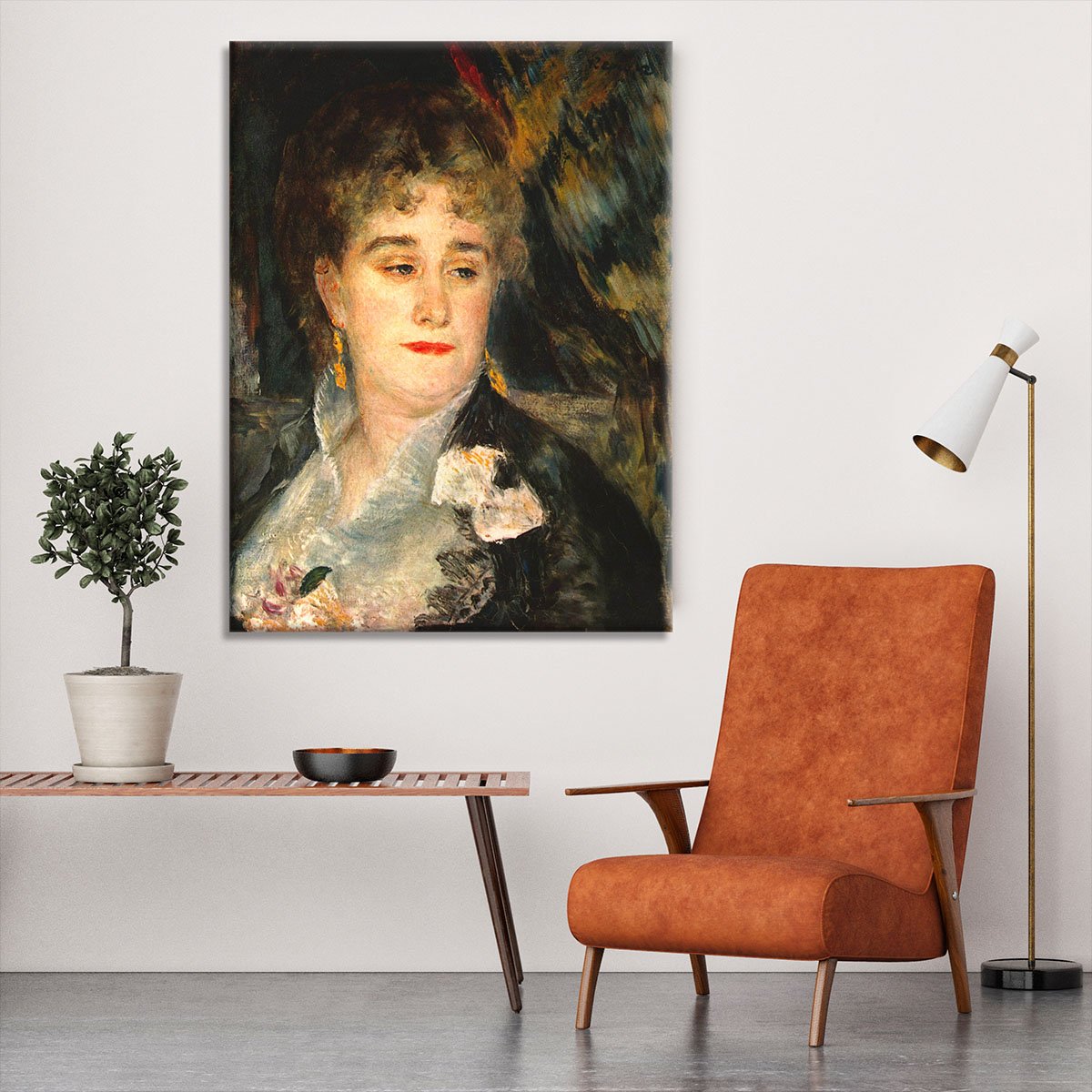Portraits of Mme Charpentier by Renoir Canvas Print or Poster