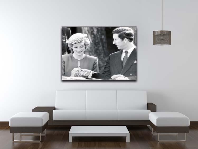 Prince Charles and Princess Diana in Vancouver Canada Canvas Print or Poster - Canvas Art Rocks - 4