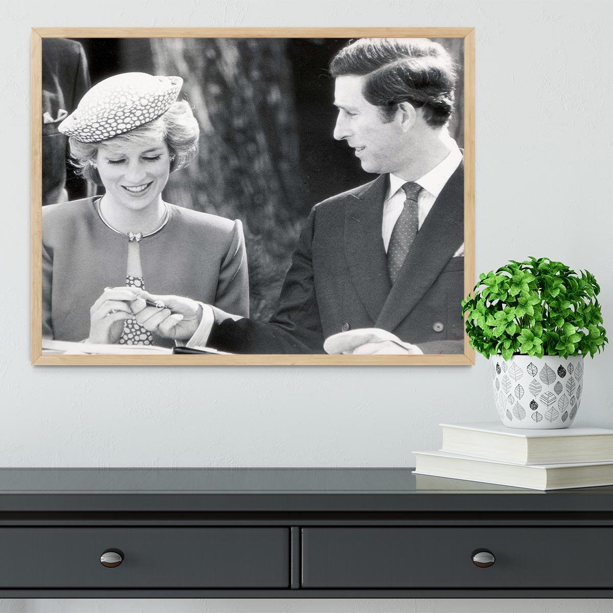 Prince Charles and Princess Diana in Vancouver Canada Framed Print - Canvas Art Rocks - 4