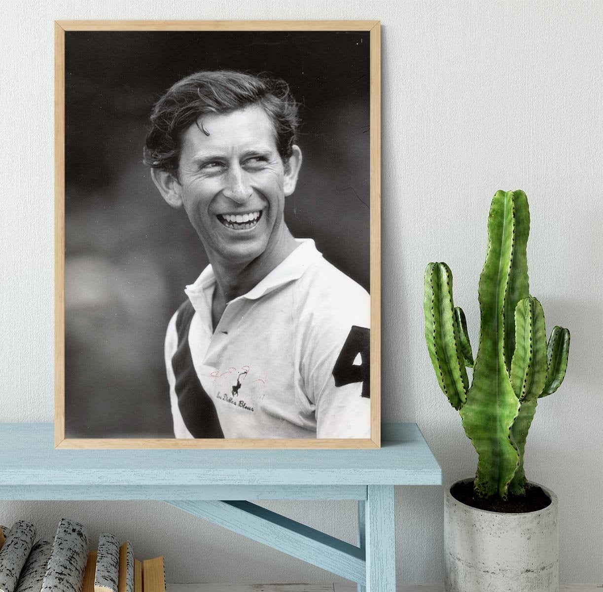 Prince Charles at New Years polo at Cowdray Park Framed Print - Canvas Art Rocks - 4