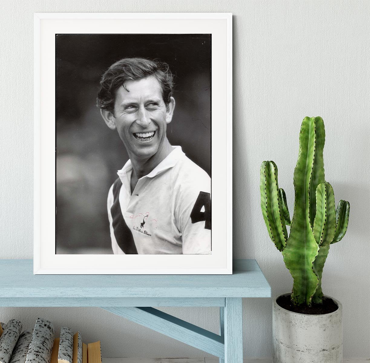 Prince Charles at New Years polo at Cowdray Park Framed Print - Canvas Art Rocks - 5