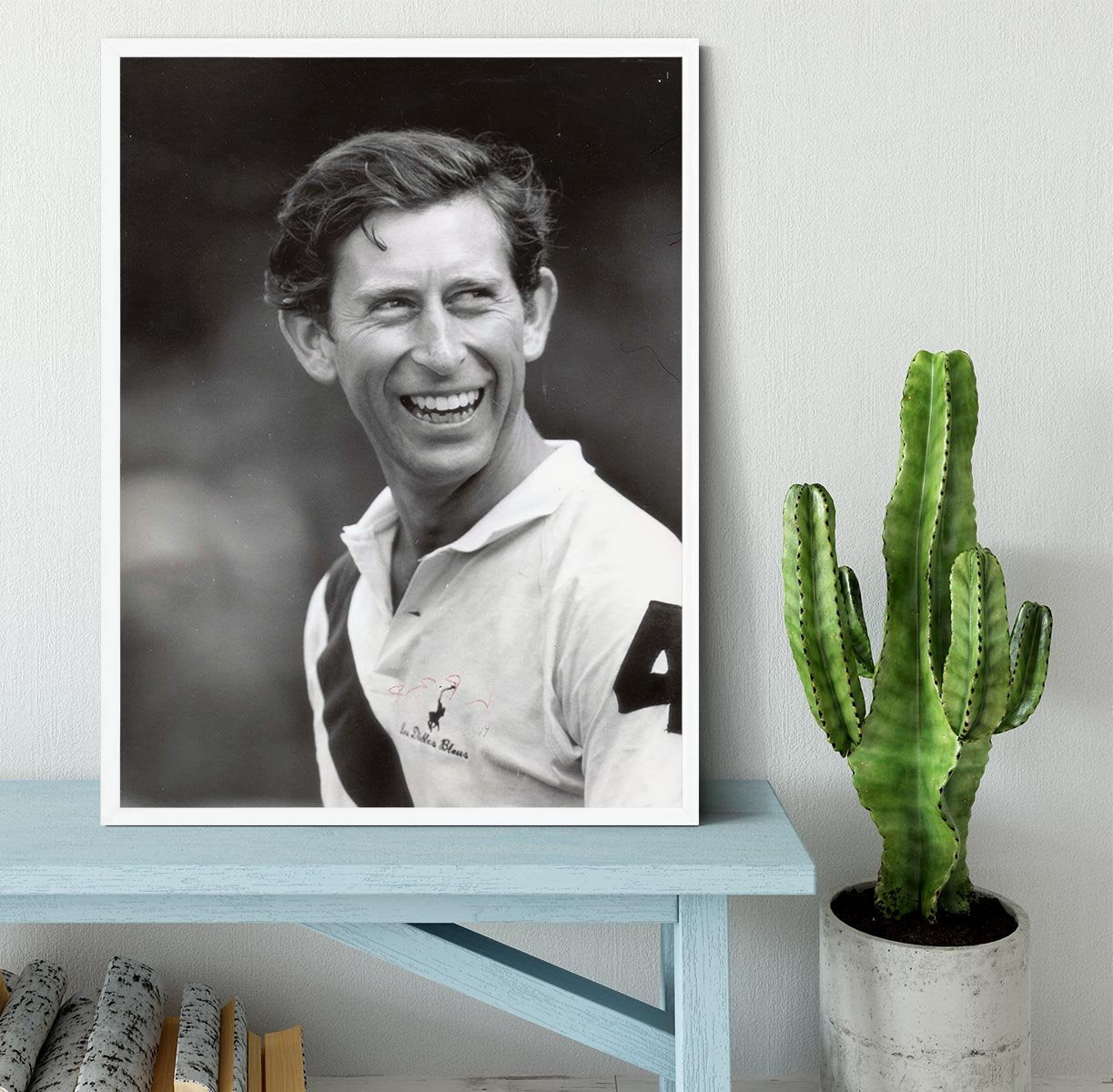 Prince Charles at New Years polo at Cowdray Park Framed Print - Canvas Art Rocks -6