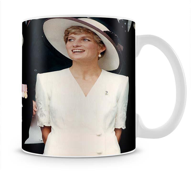 Prince Charles with Princess Diana British forces homecoming Mug - Canvas Art Rocks - 1