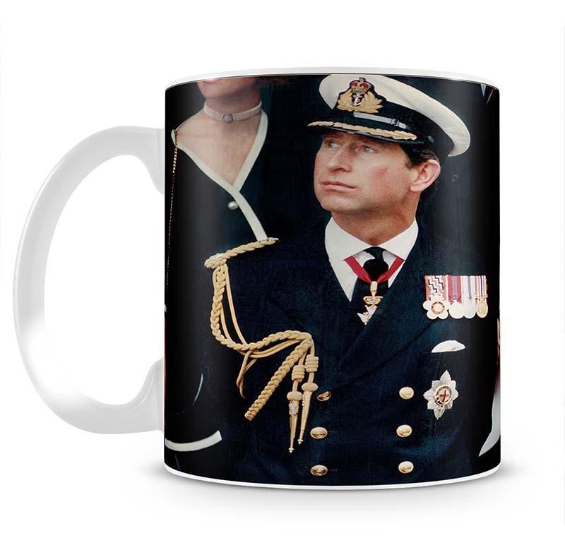 Prince Charles with Princess Diana British forces homecoming Mug - Canvas Art Rocks - 2