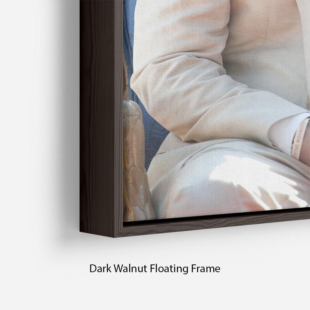 Prince Harry during the Diamond Jubilee tour in the Bahamas Floating Frame Canvas