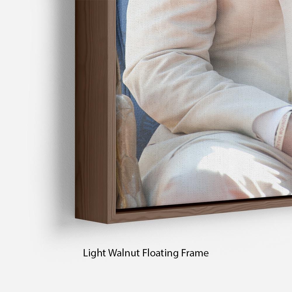 Prince Harry during the Diamond Jubilee tour in the Bahamas Floating Frame Canvas