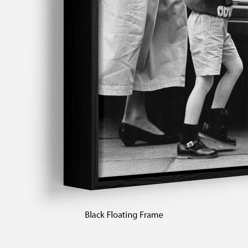 Prince Harry returning to school Floating Frame Canvas