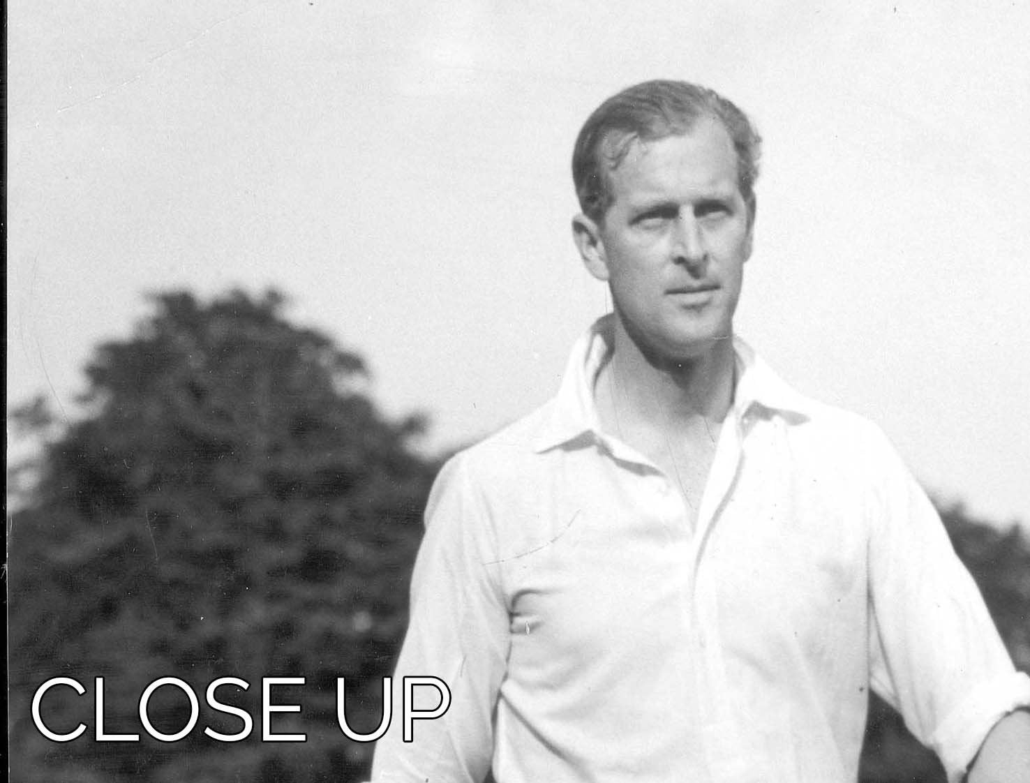 Prince Philip as cricket captain in a charity match 3 Split Panel Canvas Print - Canvas Art Rocks - 3