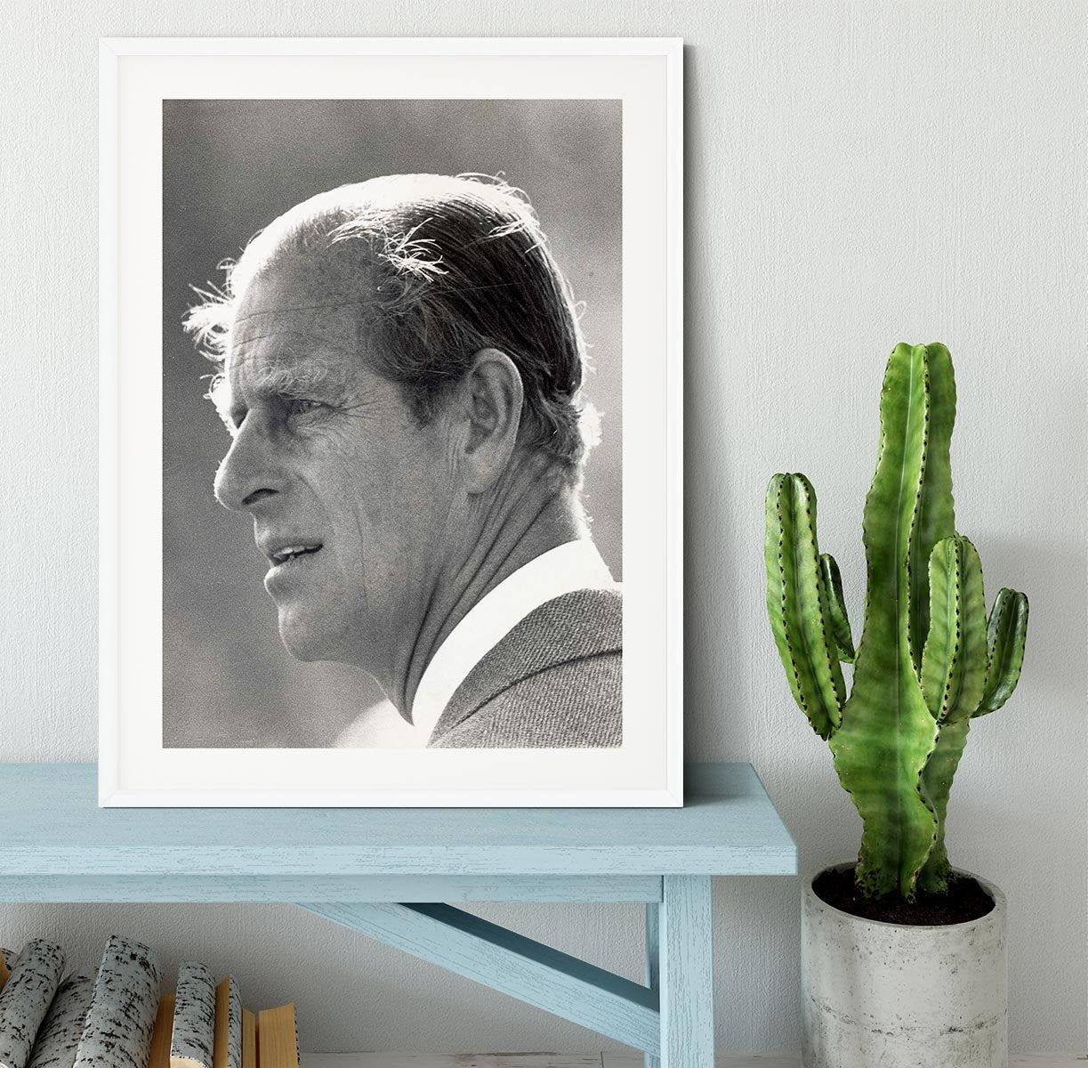 Prince Philip at Burghley Horse Trials Framed Print - Canvas Art Rocks - 5