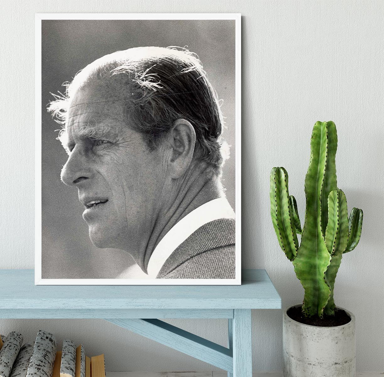 Prince Philip at Burghley Horse Trials Framed Print - Canvas Art Rocks -6