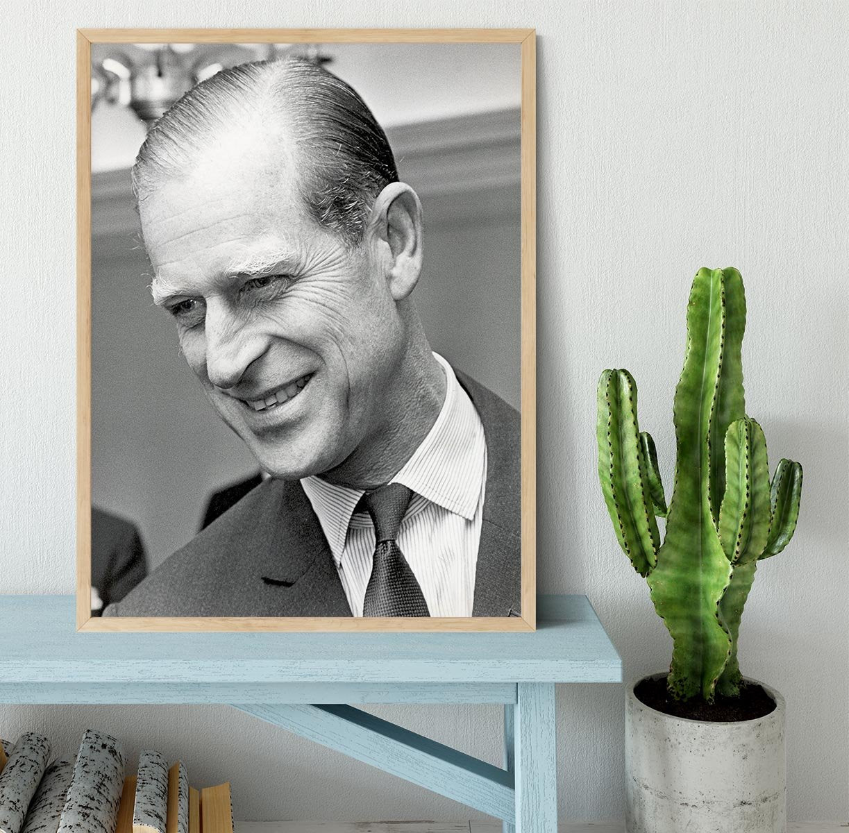 Prince Philip at Imperial House London Framed Print - Canvas Art Rocks - 4