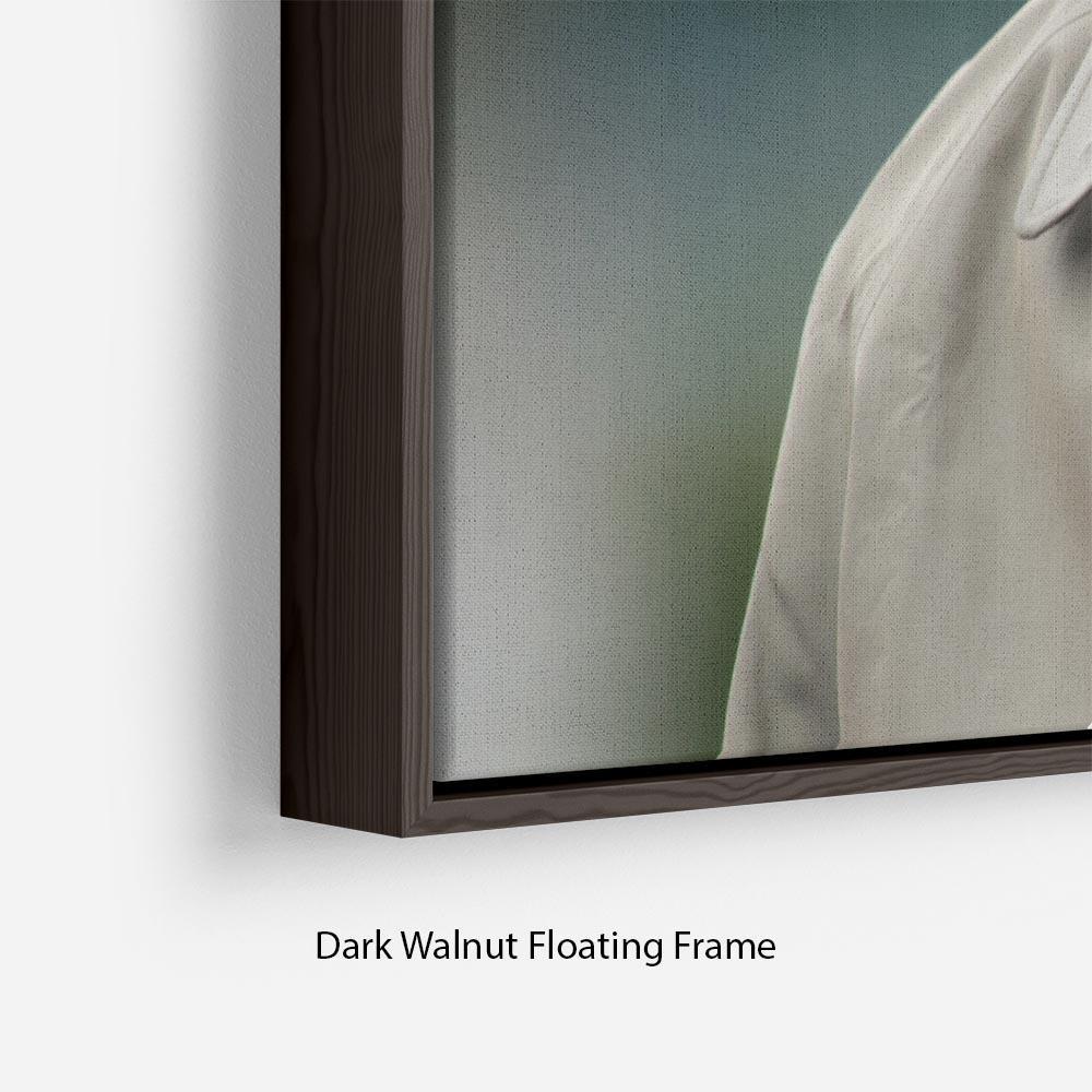 Prince Philip at the 90th birthday of Queen Elizabeth II Floating Frame Canvas