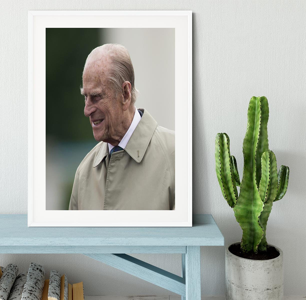 Prince Philip at the 90th birthday of Queen Elizabeth II Framed Print - Canvas Art Rocks - 5