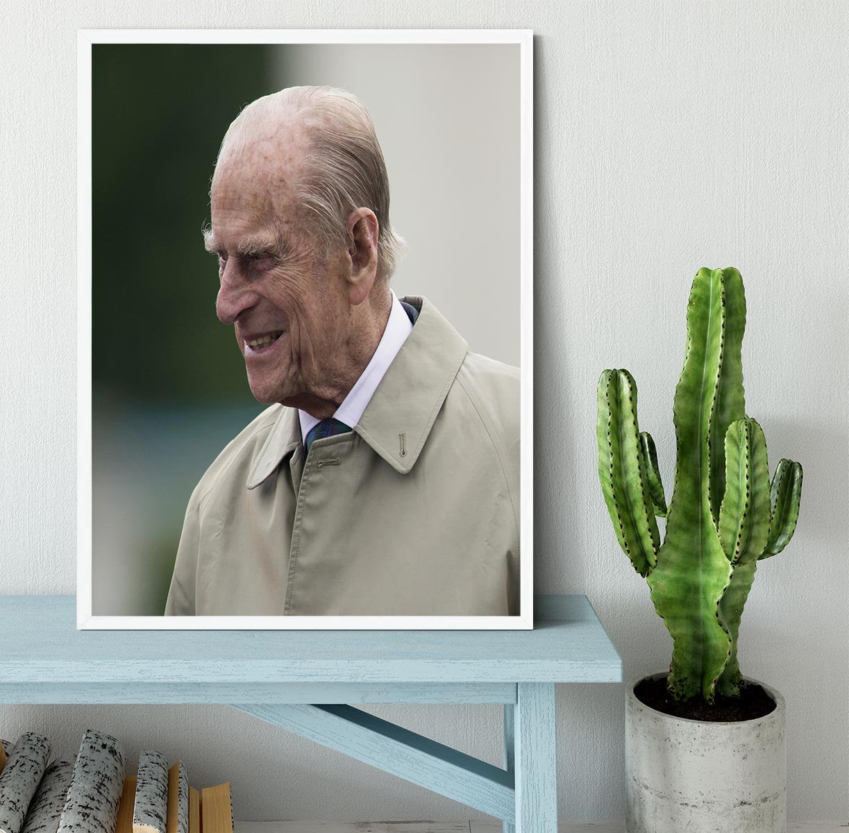 Prince Philip at the 90th birthday of Queen Elizabeth II Framed Print - Canvas Art Rocks -6