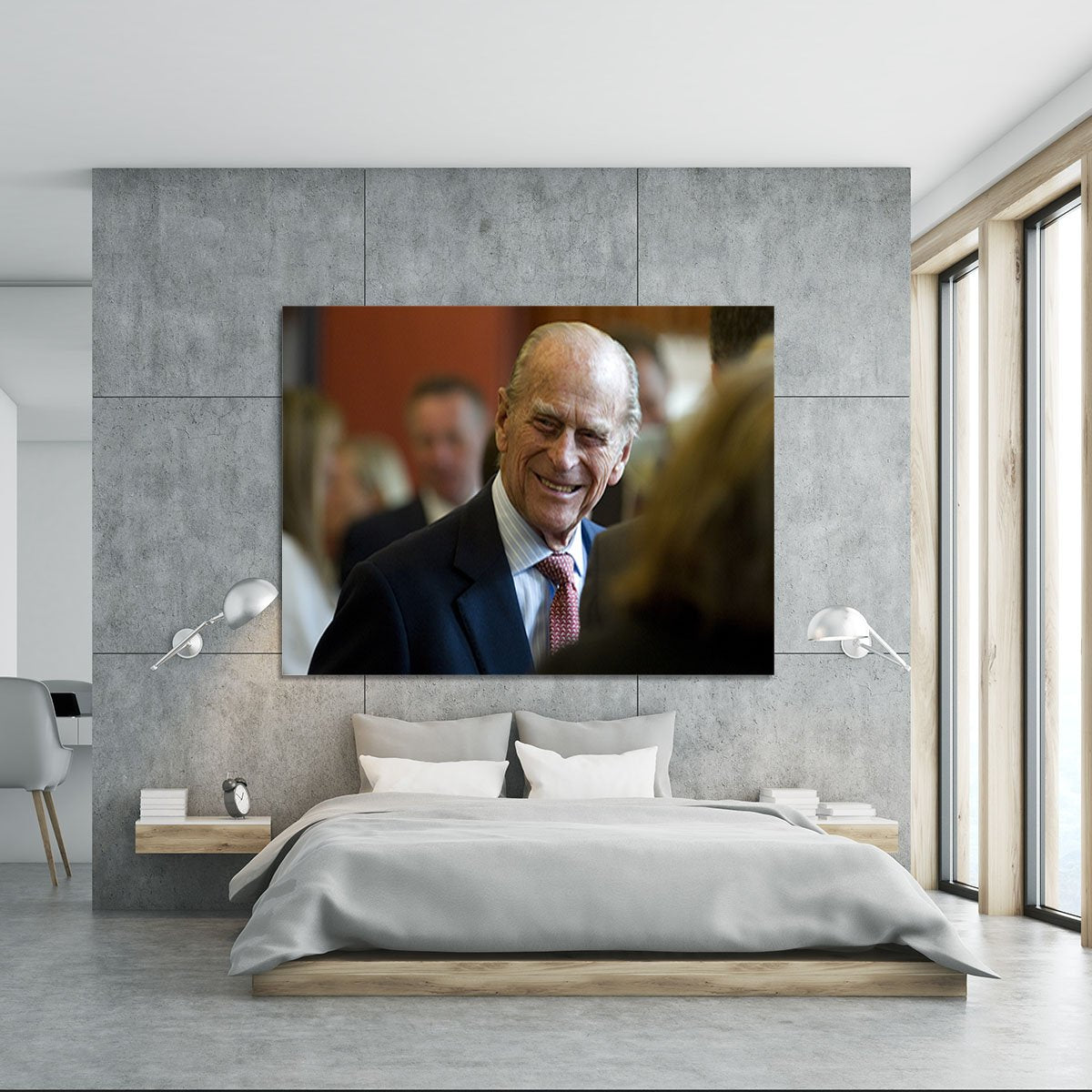 Prince Philip at the Journalists Charity at Stationers Hall Canvas Print or Poster
