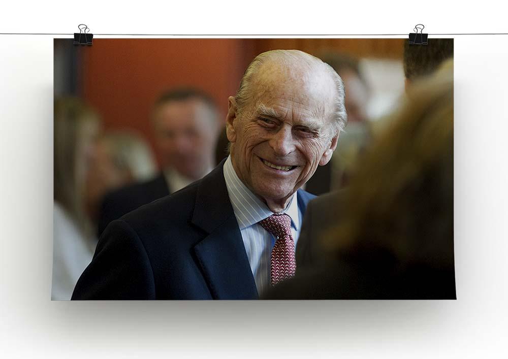 Prince Philip at the Journalists Charity at Stationers Hall Canvas Print or Poster - Canvas Art Rocks - 2