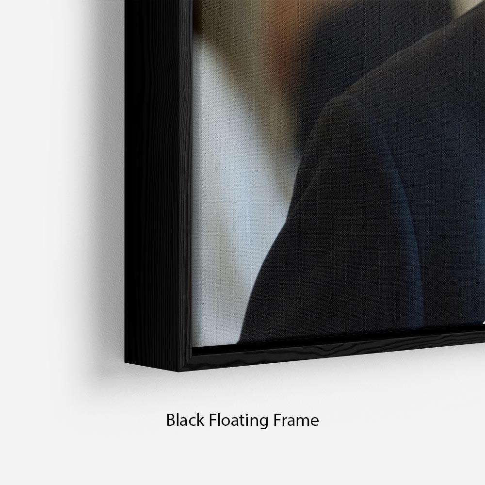 Prince Philip at the Journalists Charity at Stationers Hall Floating Frame Canvas