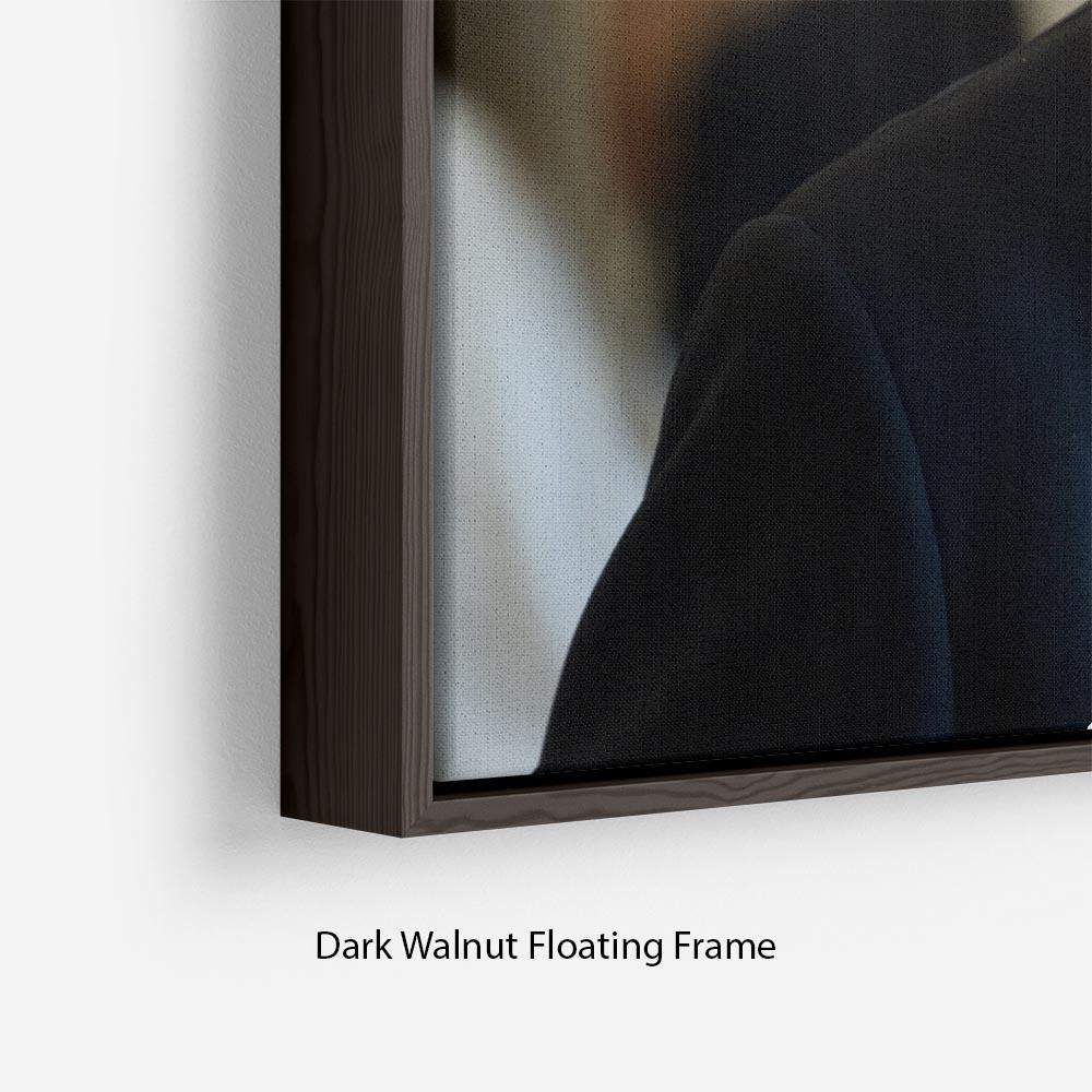 Prince Philip at the Journalists Charity at Stationers Hall Floating Frame Canvas
