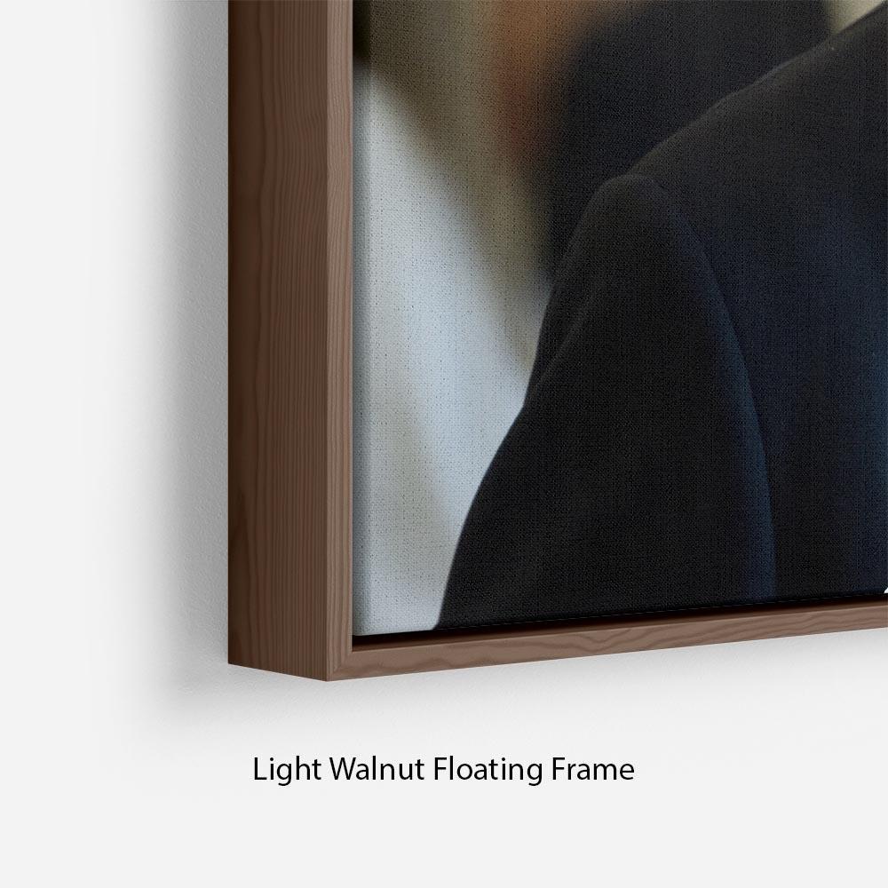 Prince Philip at the Journalists Charity at Stationers Hall Floating Frame Canvas
