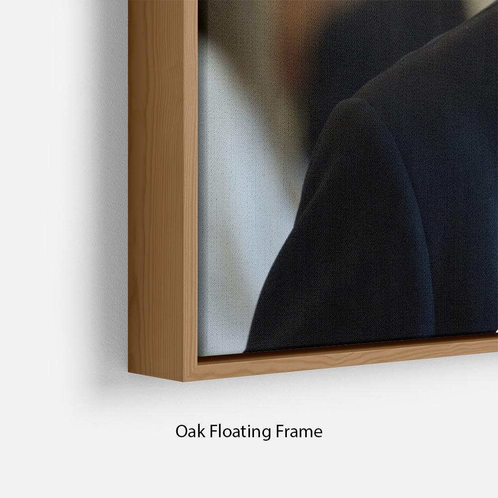 Prince Philip at the Journalists Charity at Stationers Hall Floating Frame Canvas