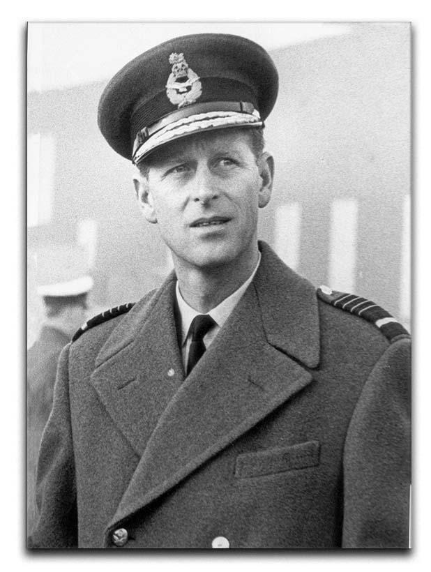 Prince Philip in Grimsby Canvas Print or Poster  - Canvas Art Rocks - 1