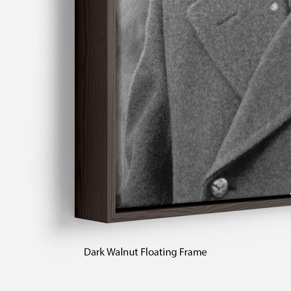 Prince Philip in Grimsby Floating Frame Canvas