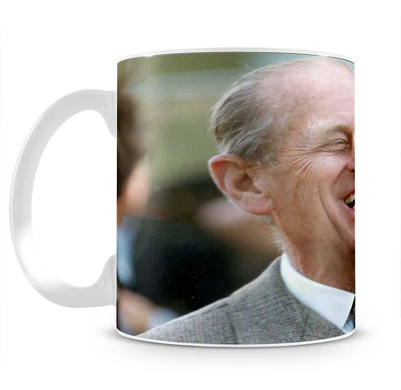 Prince Philip laughing at the Royal Windsor Horse Show Mug - Canvas Art Rocks - 2
