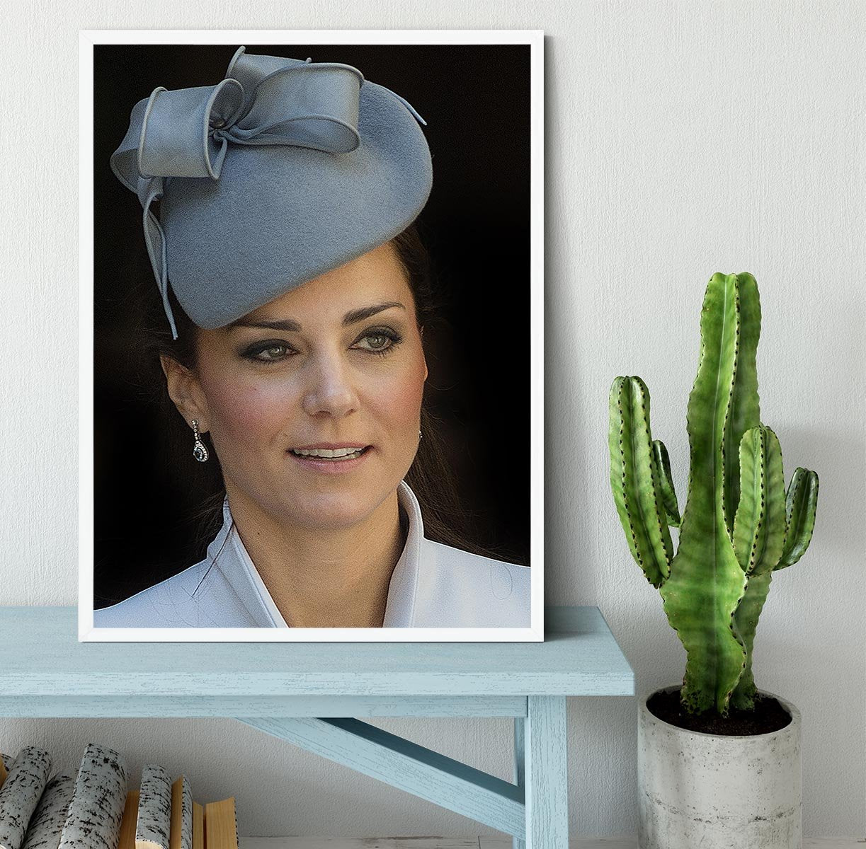 Prince William and Kate Kate at Easter service in Australia Framed Print - Canvas Art Rocks -6
