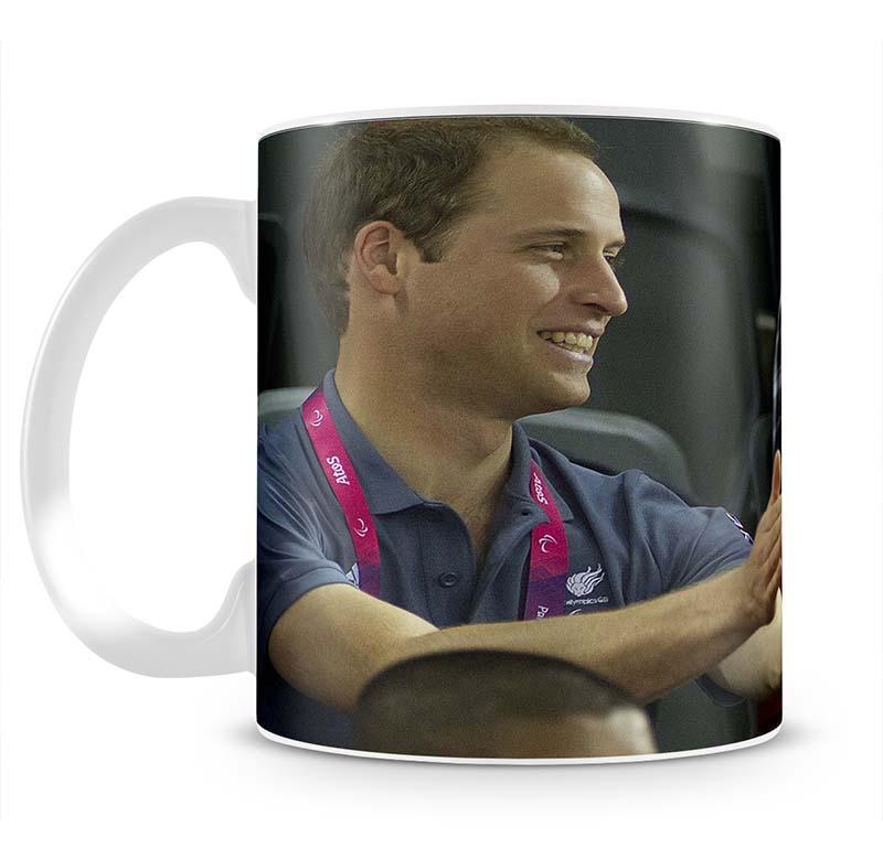 Prince William and Kate watching cycling at the 2012 Olympics Mug - Canvas Art Rocks - 2