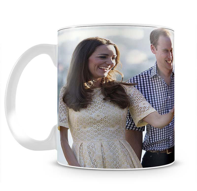 Prince William and Kate with a koala bear in Sydney Australia Mug - Canvas Art Rocks - 2