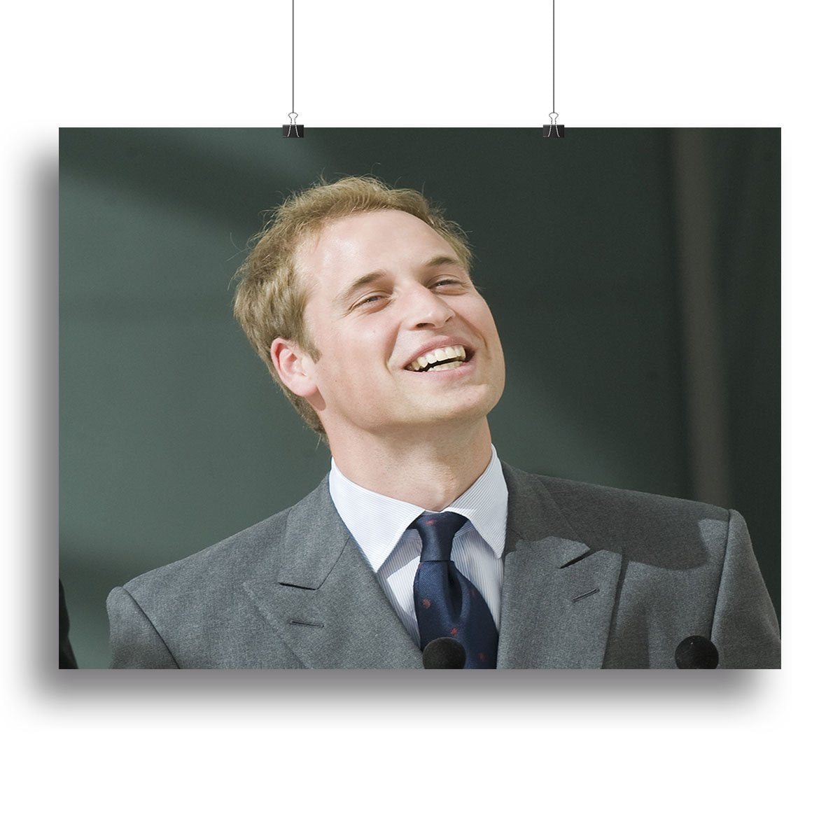 Prince William opening the Darwin Centre Museum Canvas Print or Poster