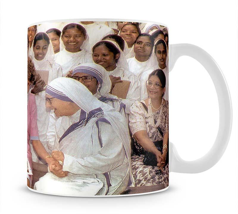 Princes Diana with Mother Theresa in Calcutta India Mug - Canvas Art Rocks - 1