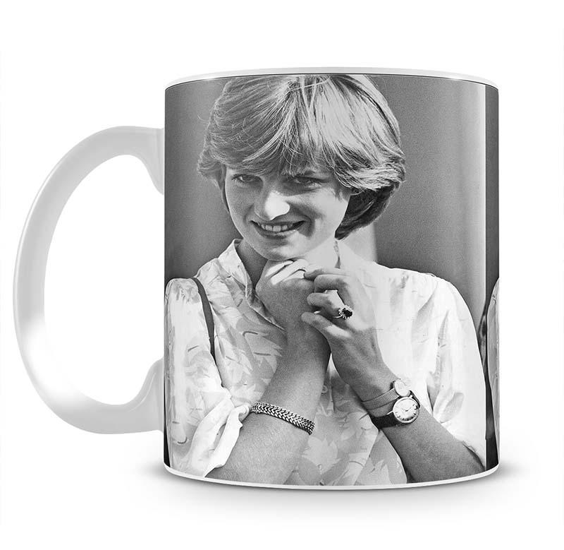 Princess Diana applauding Prince Charles playing polo Mug - Canvas Art Rocks - 2