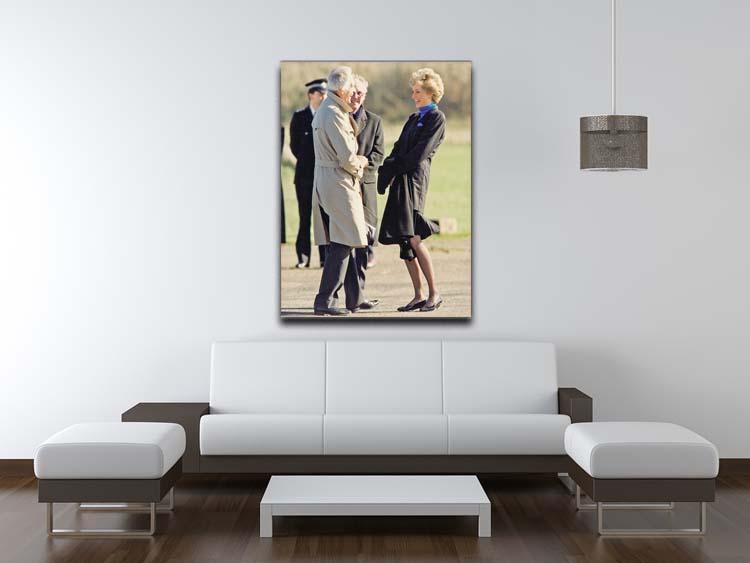 Princess Diana laughing Canvas Print or Poster - Canvas Art Rocks - 4
