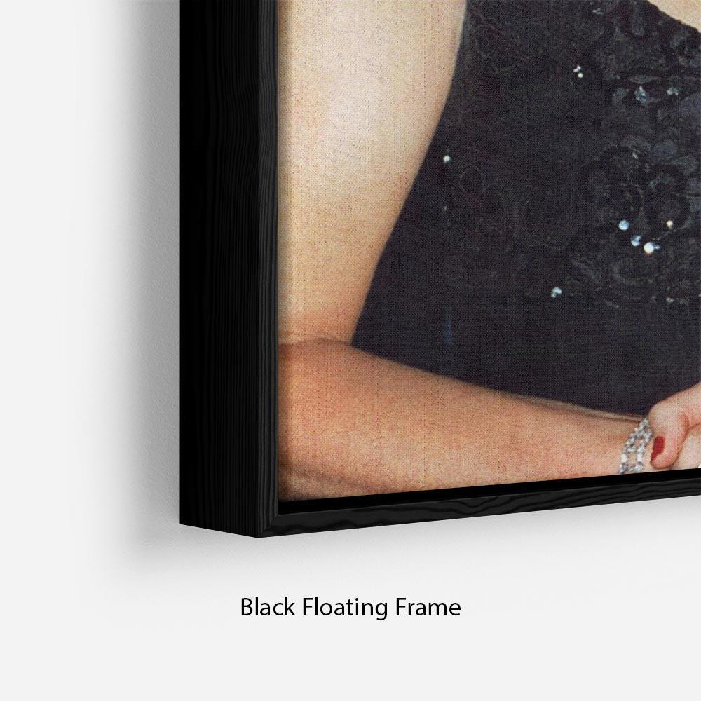 Princess Diana receiving the Humanitarian of the Year award Floating Frame Canvas