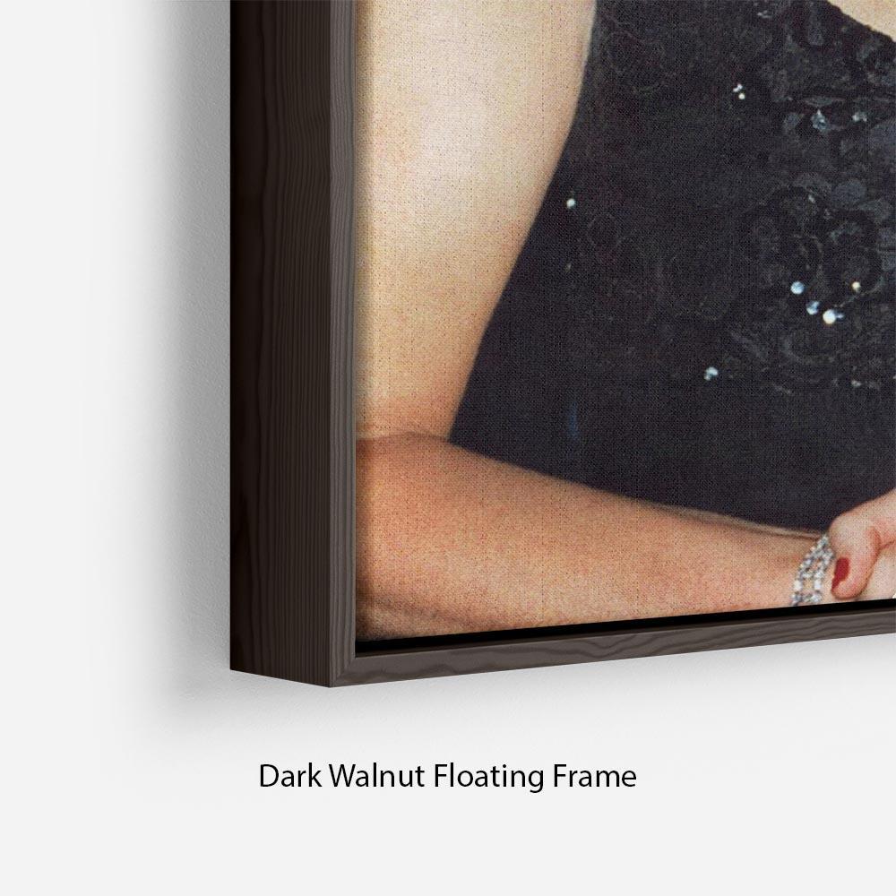 Princess Diana receiving the Humanitarian of the Year award Floating Frame Canvas