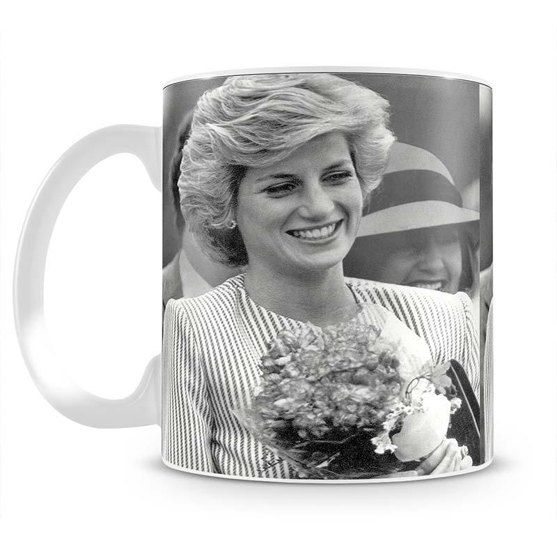 Princess Diana walkabout in Puckapunyal near Melbourne Mug - Canvas Art Rocks - 2