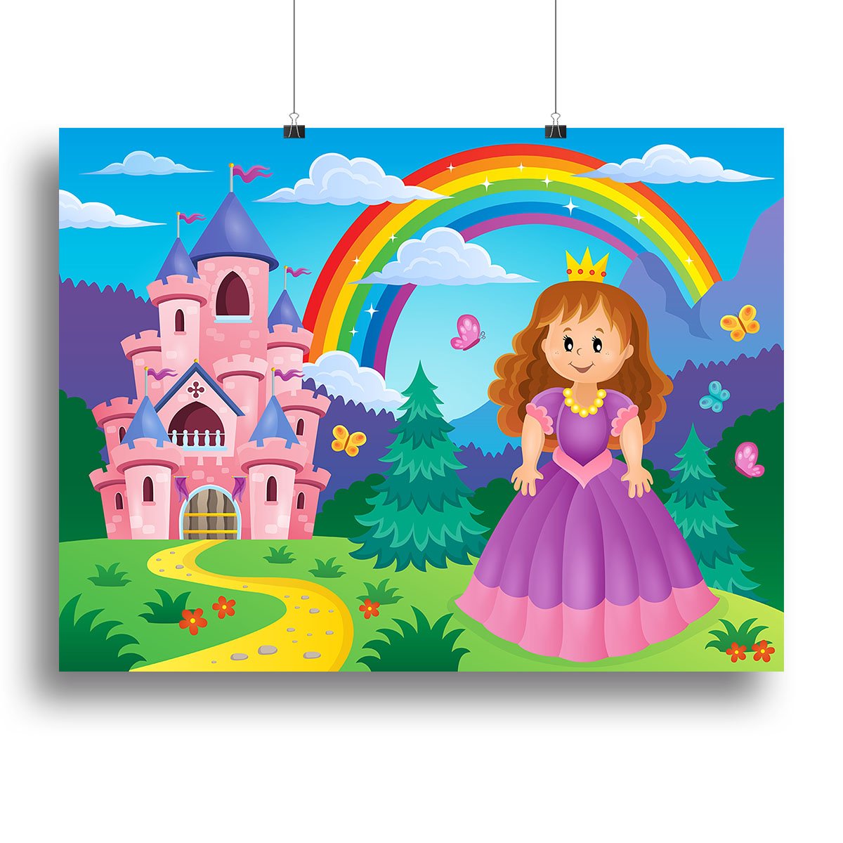 Princess theme image 2 Canvas Print or Poster