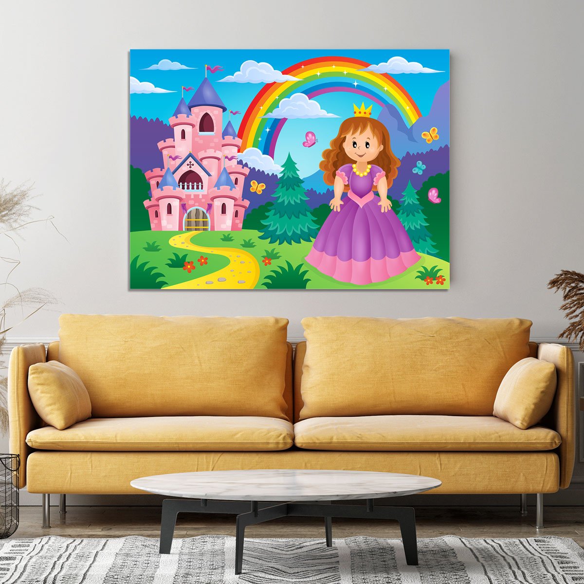 Princess theme image 2 Canvas Print or Poster