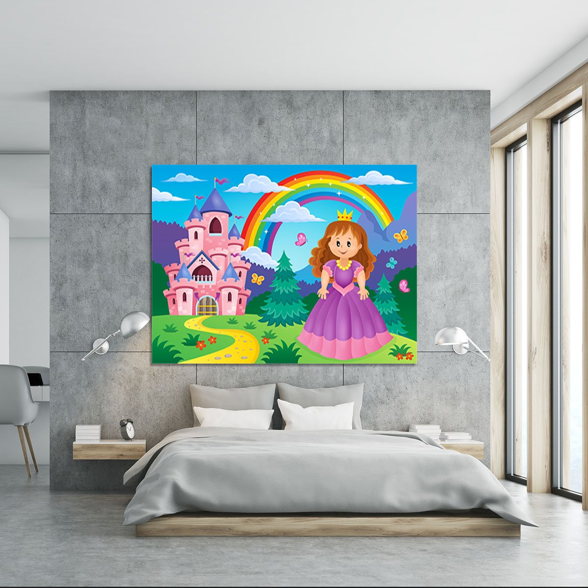 Princess theme image 2 Canvas Print or Poster