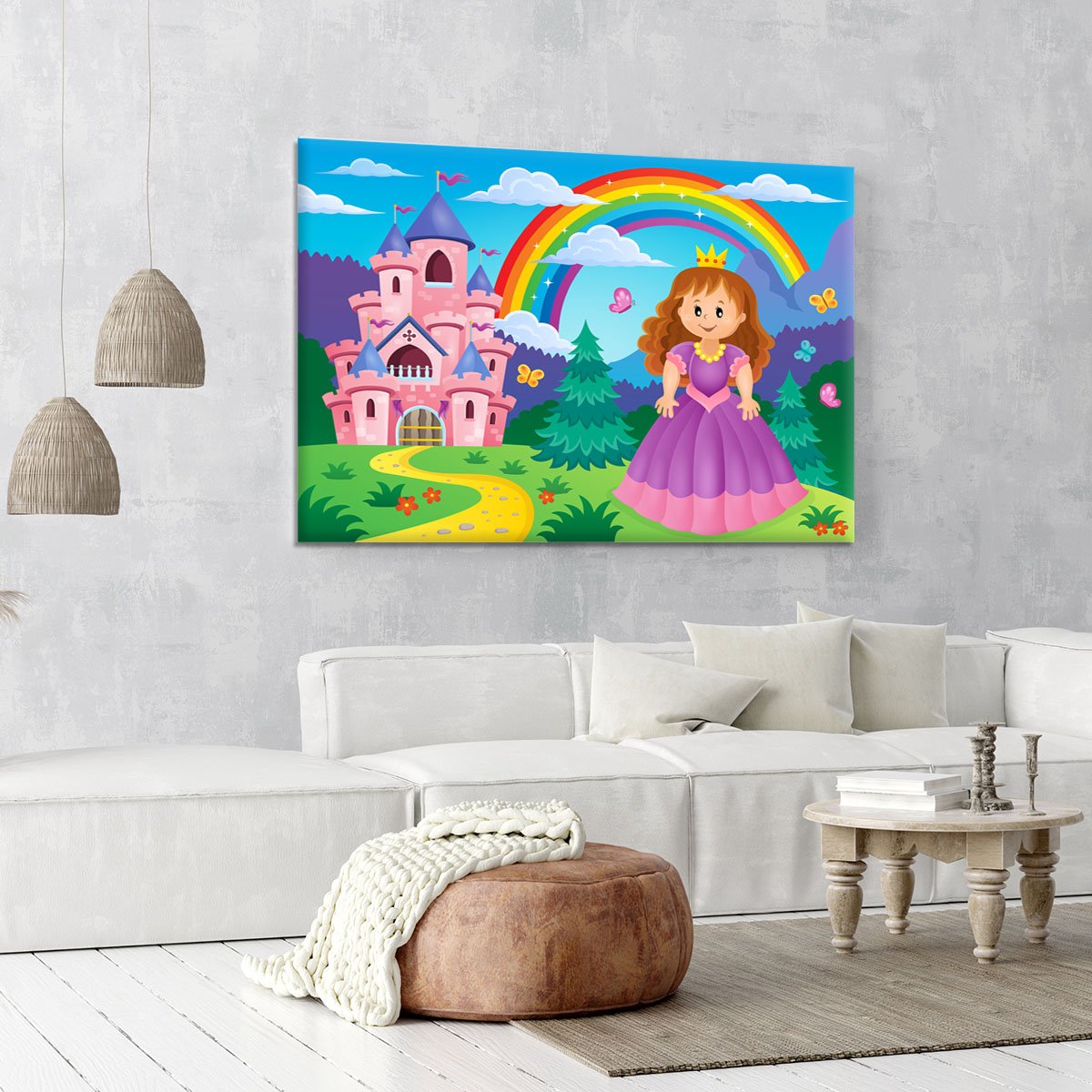 Princess theme image 2 Canvas Print or Poster