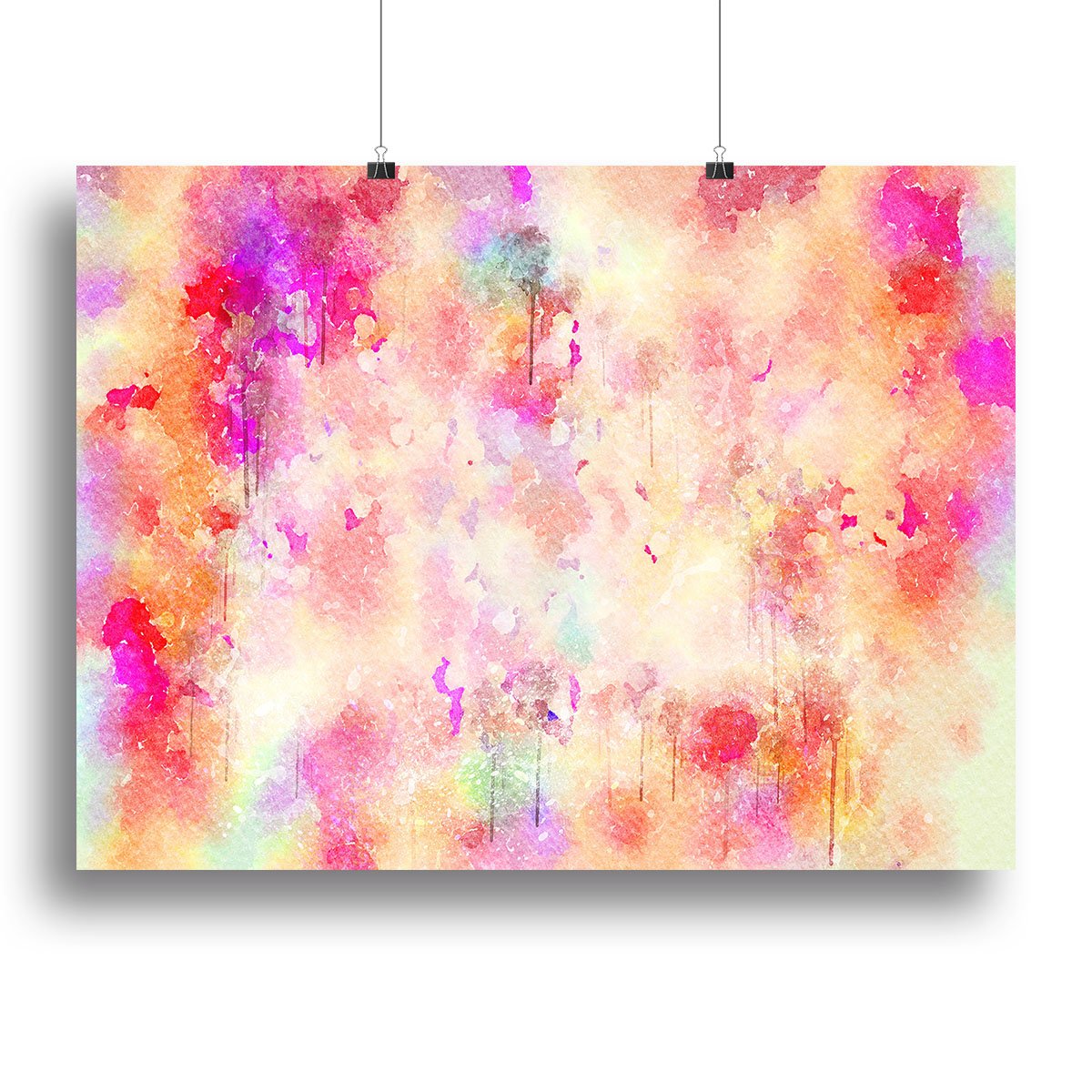 Purple Watercolour Canvas Print or Poster