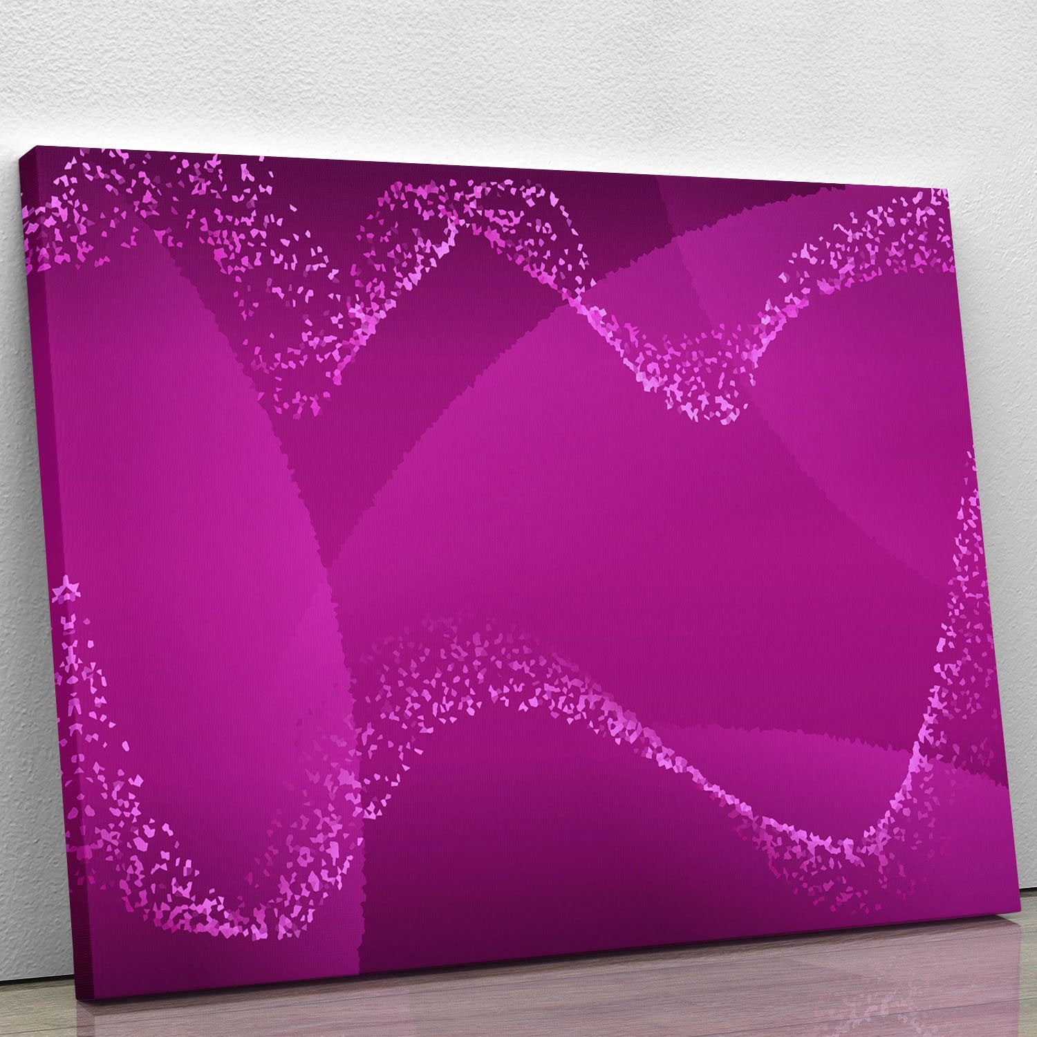 Purple Waves Canvas Print or Poster