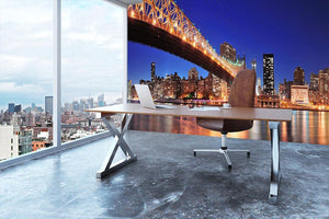 Queensboro Bridge over New York Wall Mural Wallpaper - Canvas Art Rocks - 3