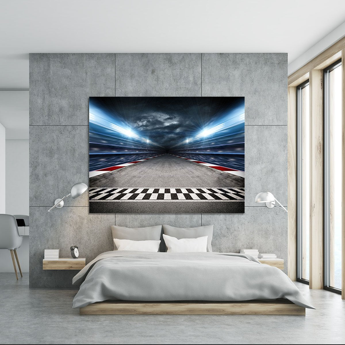 Race Track Canvas Print or Poster