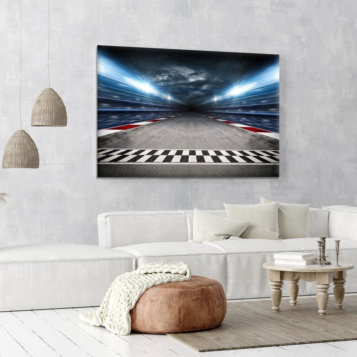 Race Track Canvas Print or Poster