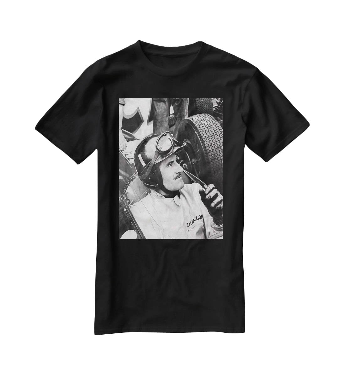 Racing driver Graham Hill T-Shirt - Canvas Art Rocks - 1
