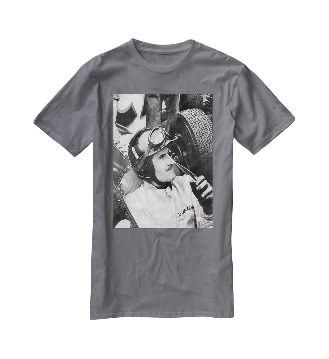 Racing driver Graham Hill T-Shirt - Canvas Art Rocks - 3