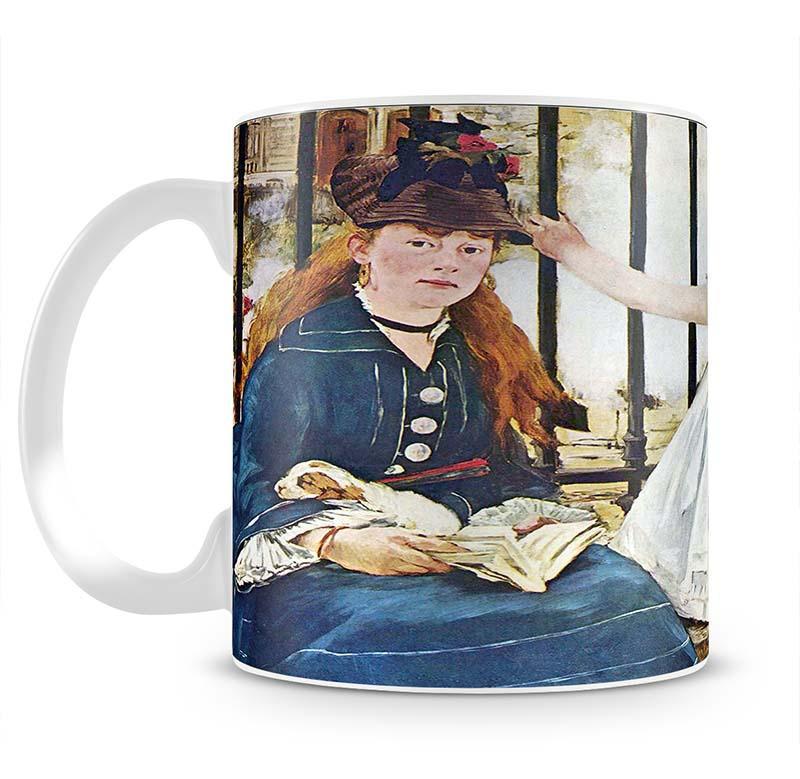 Railway by Manet Mug - Canvas Art Rocks - 2