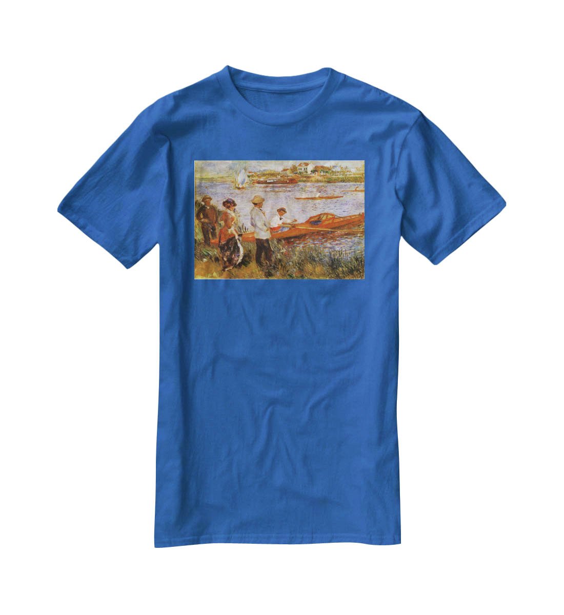 Rameurs A Chatou 1879 by Manet T-Shirt - Canvas Art Rocks - 2